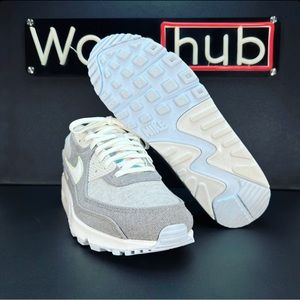Nike Air Max 90 ‘Recycled Canvas Pack’ Shoes • CK6467-001 • Gray / Volt • Mens 9